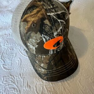 Costa Camo and Orange Logo Hat